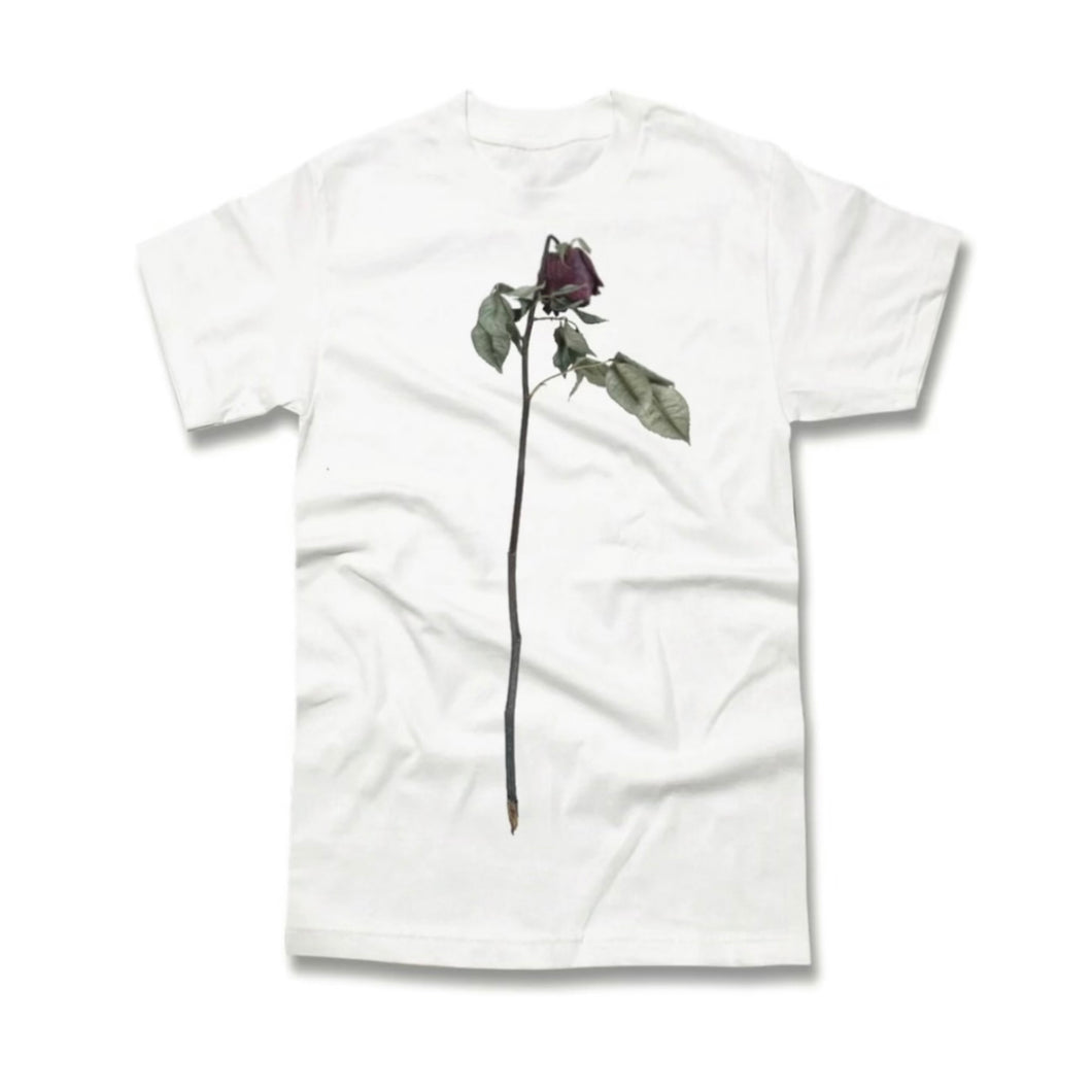 'OBS' rose_white short sleeve t-shirt