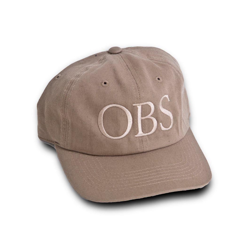 OBS X Tan Dad Hat